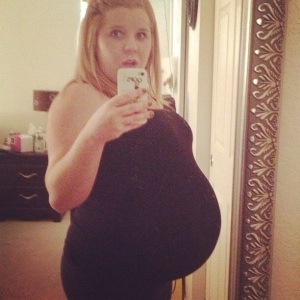 Amazed to be this far along with our twin boys! 32 weeks and counting!
